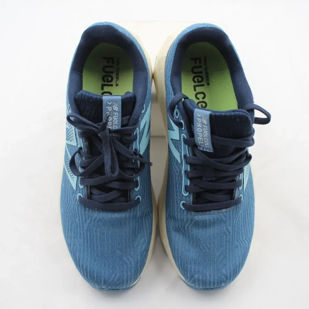 New Balance FuelCell Propel v5 Size 7 Women Running Gym Shoes Heron Blue Navy